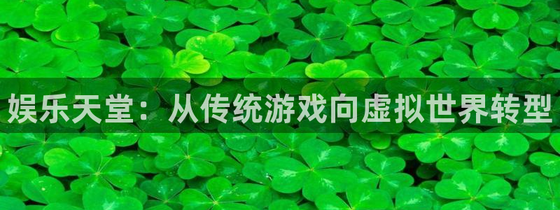 mg不朽情缘免费游戏视频：娱乐天堂：从传统游戏向虚拟世界转型
